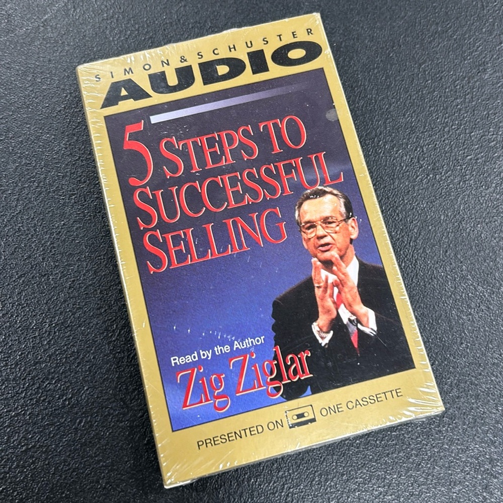 Vintage Audio Zig Ziglar Cassette Tape. NEW SEALED